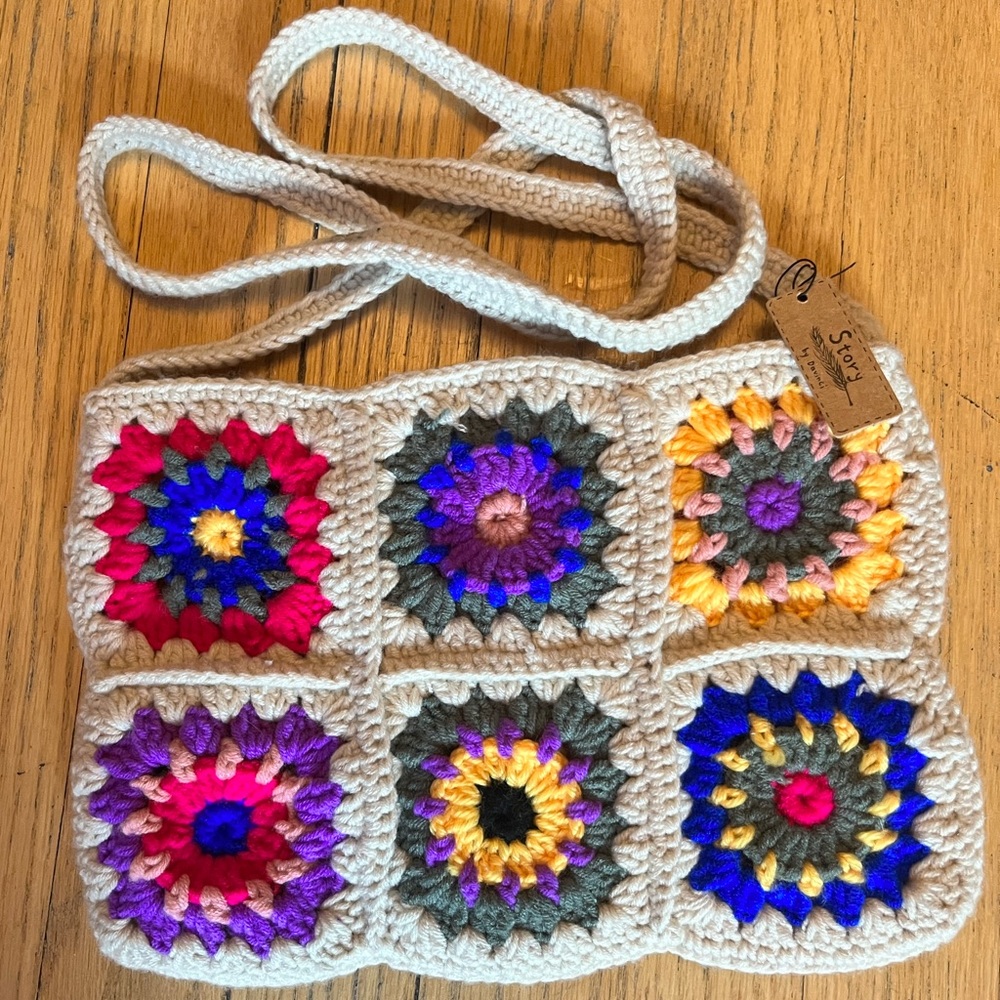 Crochet purse
